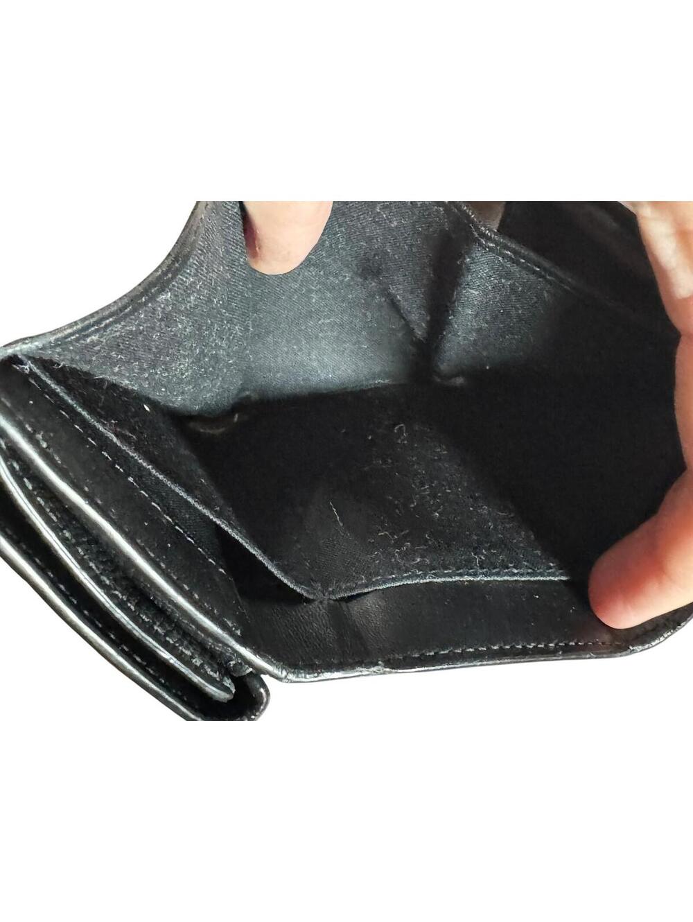 Balenciaga Classic Black Leather Wallet for Men - Picture 6 of 9